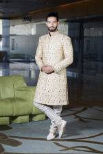 Lemon Yellow Sherwani Set