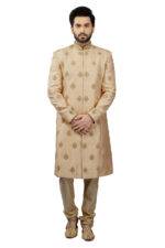Champagne Sherwani Set