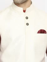 Off-White Jacquard Set - Image 2