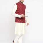 Maroon Off-White Set