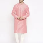 Blush Pink Floral Kurta Set