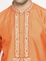 Bright Orange Kurta Set - Image 2