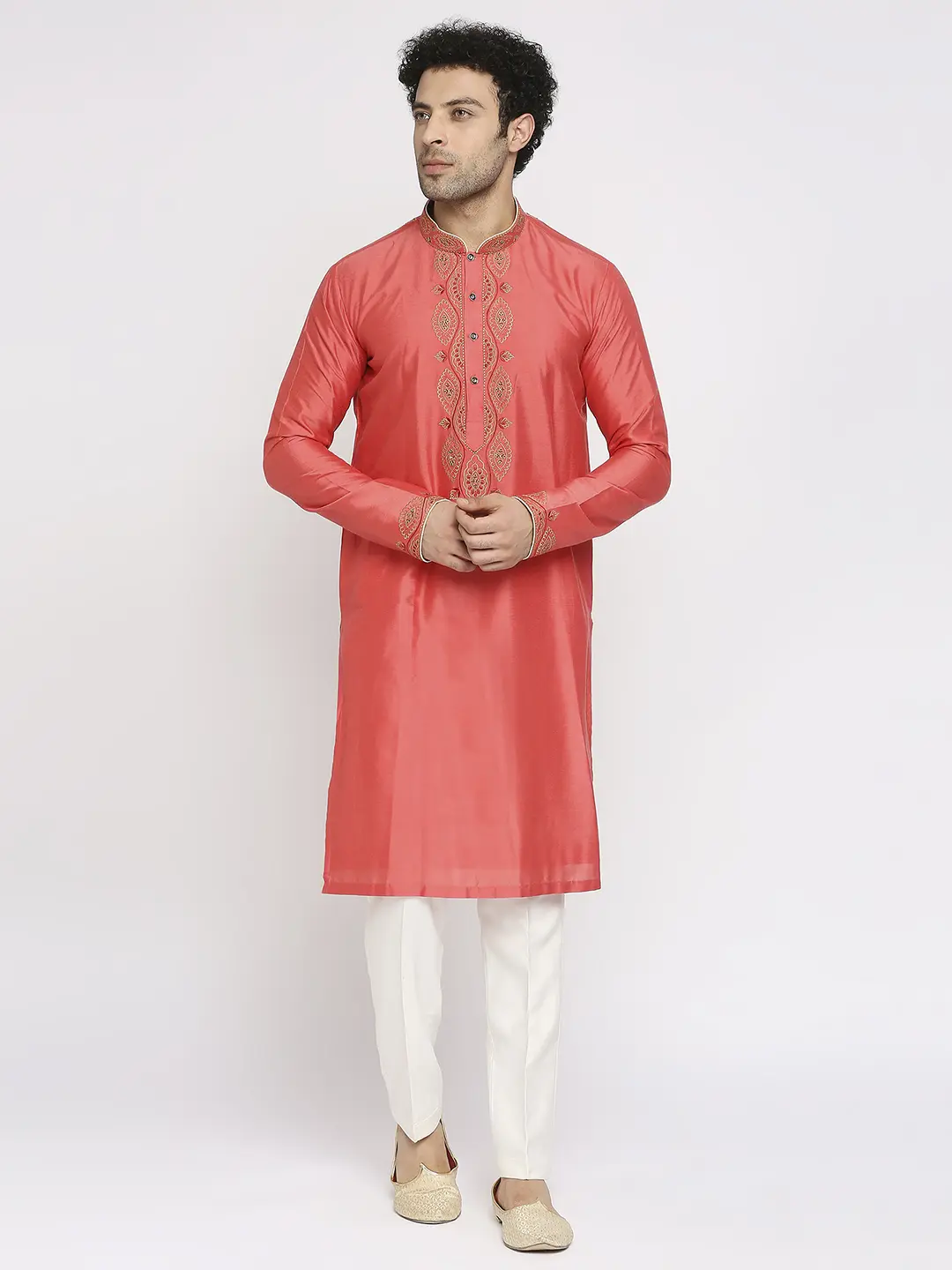 Coral Sunset Kurta Set