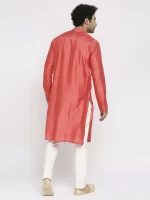 Coral Sunset Kurta Set - Image 3