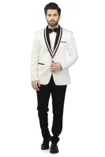 Ivory  Textured Tux Set