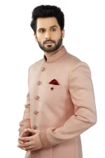 Peach Sherwani Set - Image 2