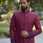 Royal Blue Coral Aplique Set