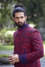 Royal Blue Coral Aplique Set - Image 2