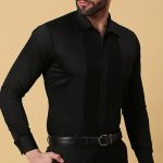Jet Black Tuxedo Shirt