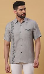 Grey Linen Shirt