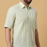Sage Textured Linen Shirt