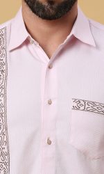 Pink Dobby Shirt - Image 2