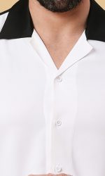 Sheen Black White Shirt - Image 2