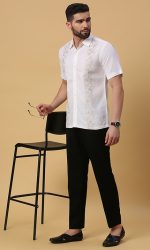 Floral Linen Shirt - Image 3