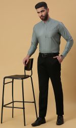 Metallic Green Shirt - Image 3