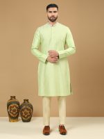 Pista Green Kurta Set