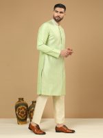 Pista Green Kurta Set - Image 3