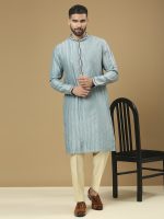 Teal Blue Kurta Set