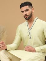 Sage Shawl Kurta Set - Image 3