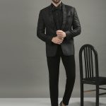 Heavy Embroidered Tuxedo Set