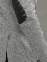 Grey Suit With Leather Patches Set - Image 4