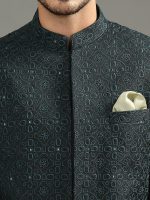 Castleton Green Bandhgala Set - Image 2