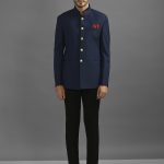 Royal Blue Bandhgala Set