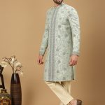 Sage Sherwani Set