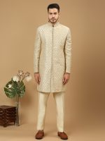 Biscuit Sherwani Set